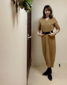 ウエストマークで足長効果